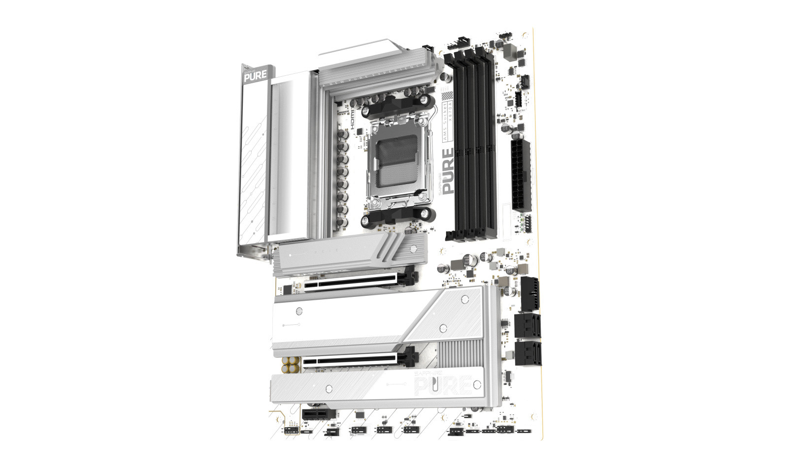 Sapphire PURE X870A WIFI7 matična plošča AM5, 4x DDR5, mATX 6