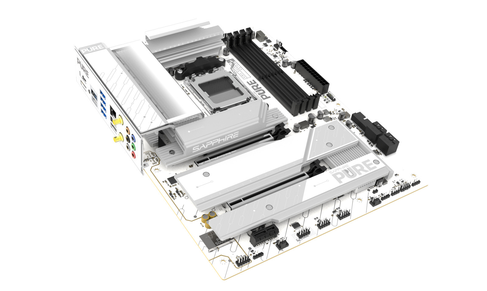 Sapphire PURE X870A WIFI7 matična plošča AM5, 4x DDR5, mATX 7