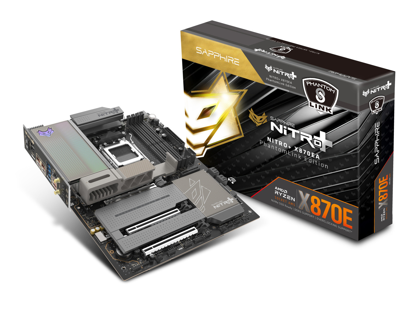 Sapphire NITRO+ X870EA WIFI7 matična plošča AM5, 4x DDR5, mATX 2