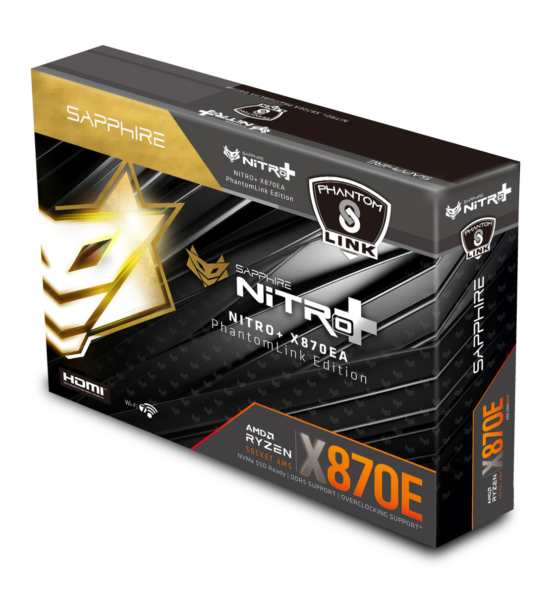 Sapphire NITRO+ X870EA WIFI7 matična plošča AM5, 4x DDR5, mATX 3