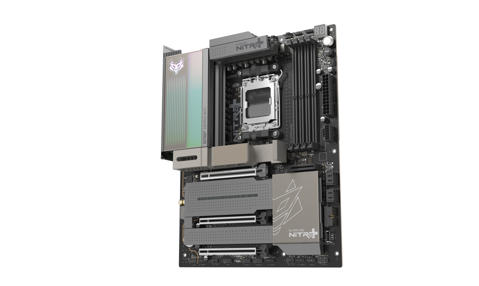Sapphire NITRO+ X870EA WIFI7 matična plošča AM5, 4x DDR5, mATX 6