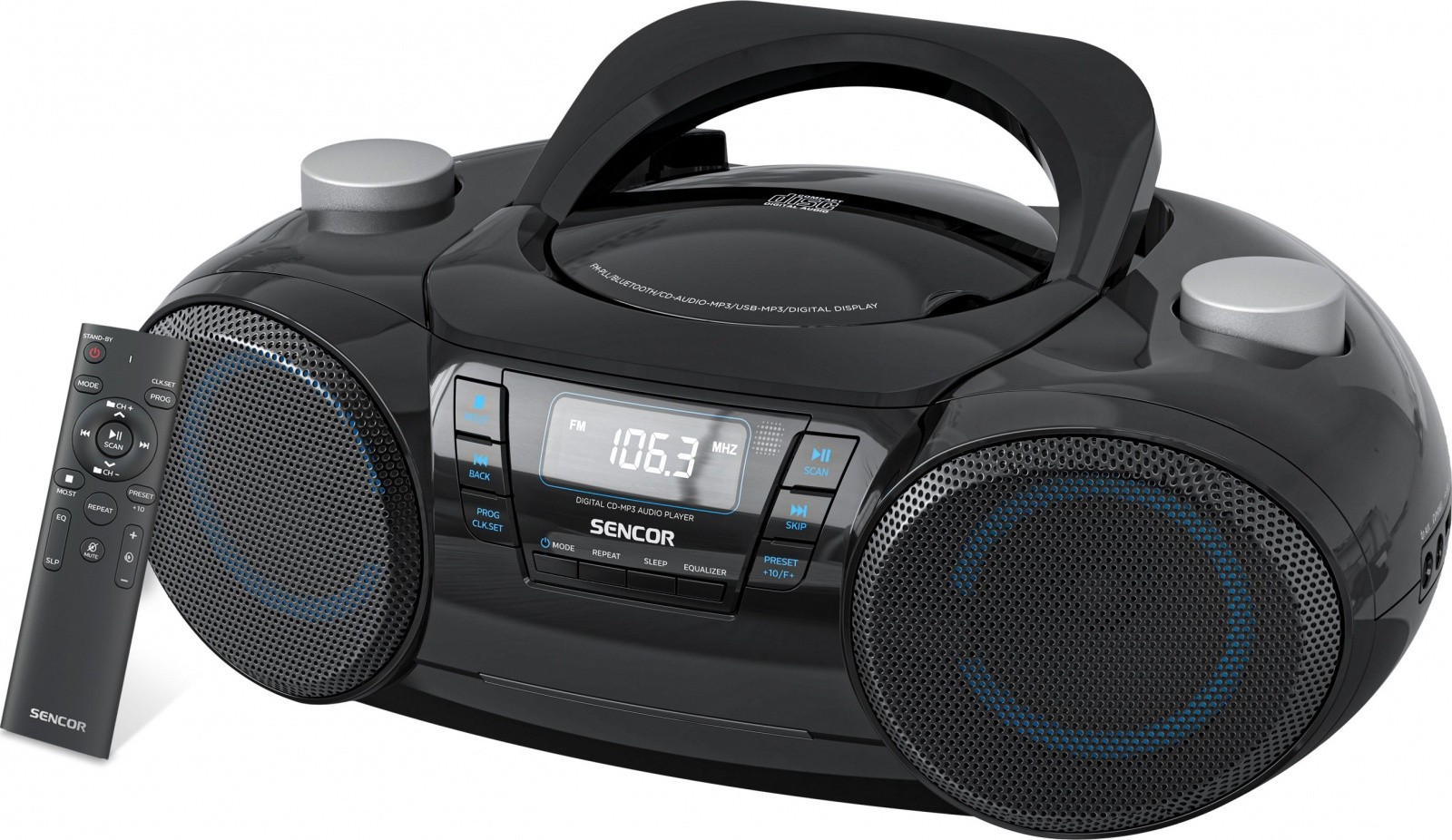 Boombox SPT 4710 CD/MP3/USB/SD, Bluetooth 5.3, FM Radio