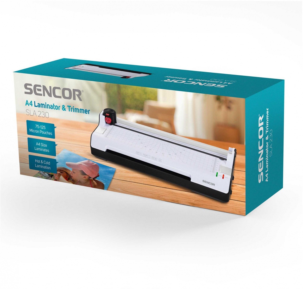 Laminator 2v1 SLA 230 A4, folija 2x75-125mm + giljotina 3