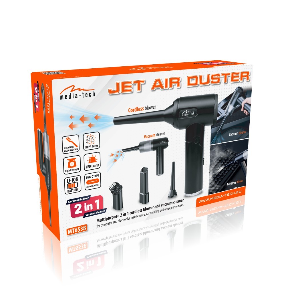 Media-Tech JET AIR DUSTER MT6538 mini puhalo 2v1 5