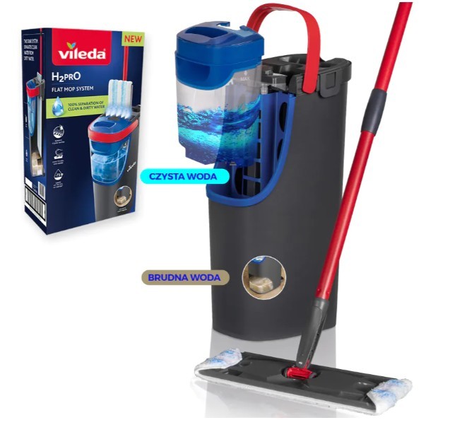 Ravni mop H2prO 8