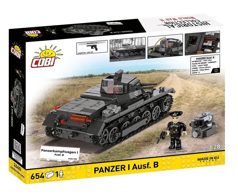 Gradbene kocke Panzer I Ausf.B, 654 delov 3