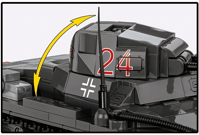 Gradbene kocke Panzer I Ausf.B, 654 delov 8