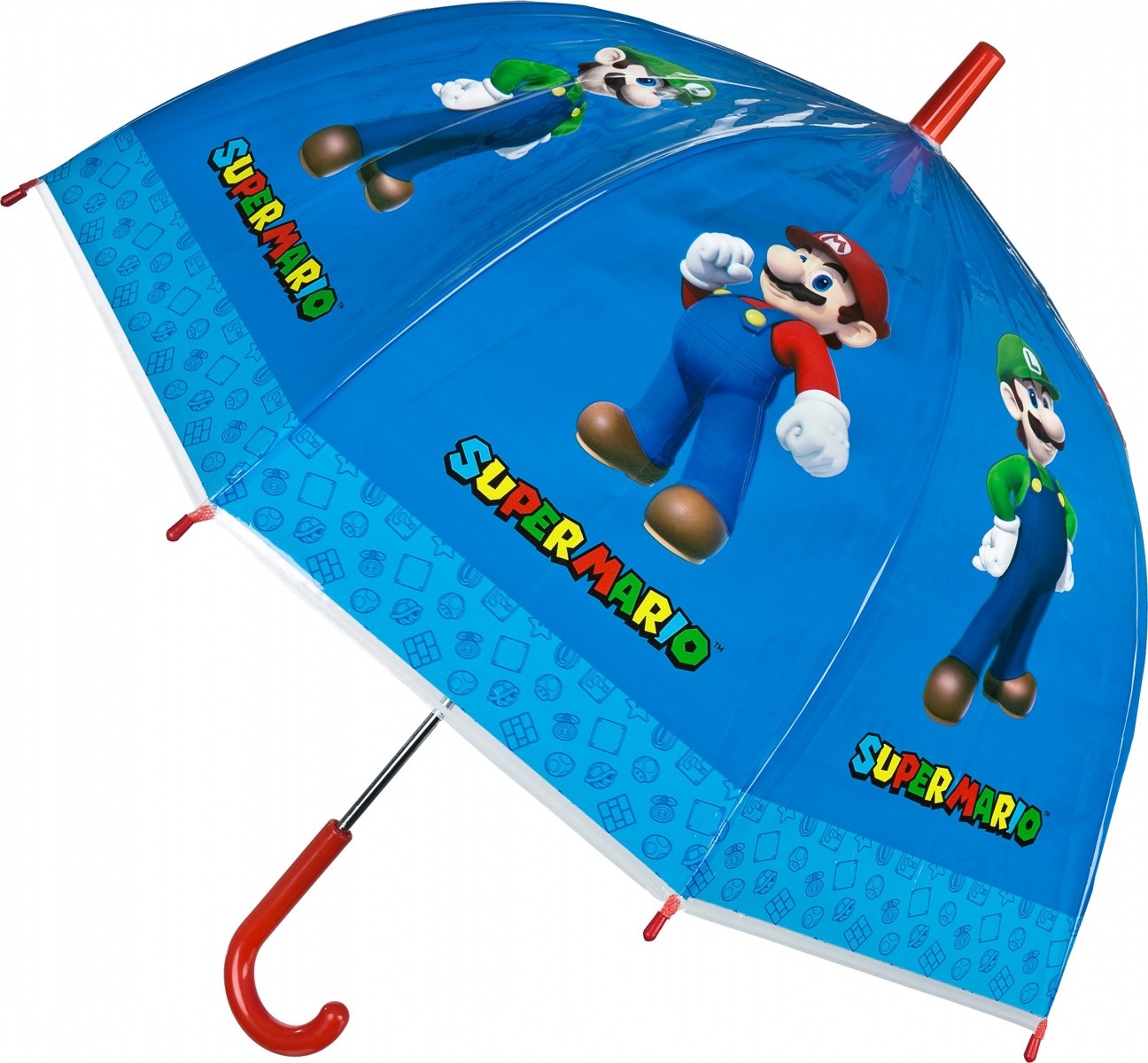 Češenj prozoren ročni Super Mario