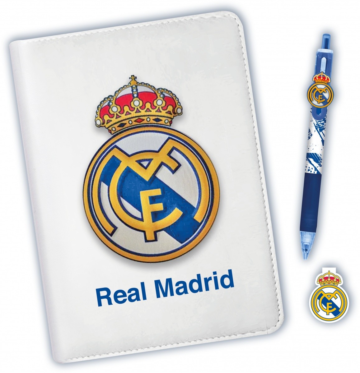 Komplet beležnica z 10 barvnimi svinčniki Real Madrid 2