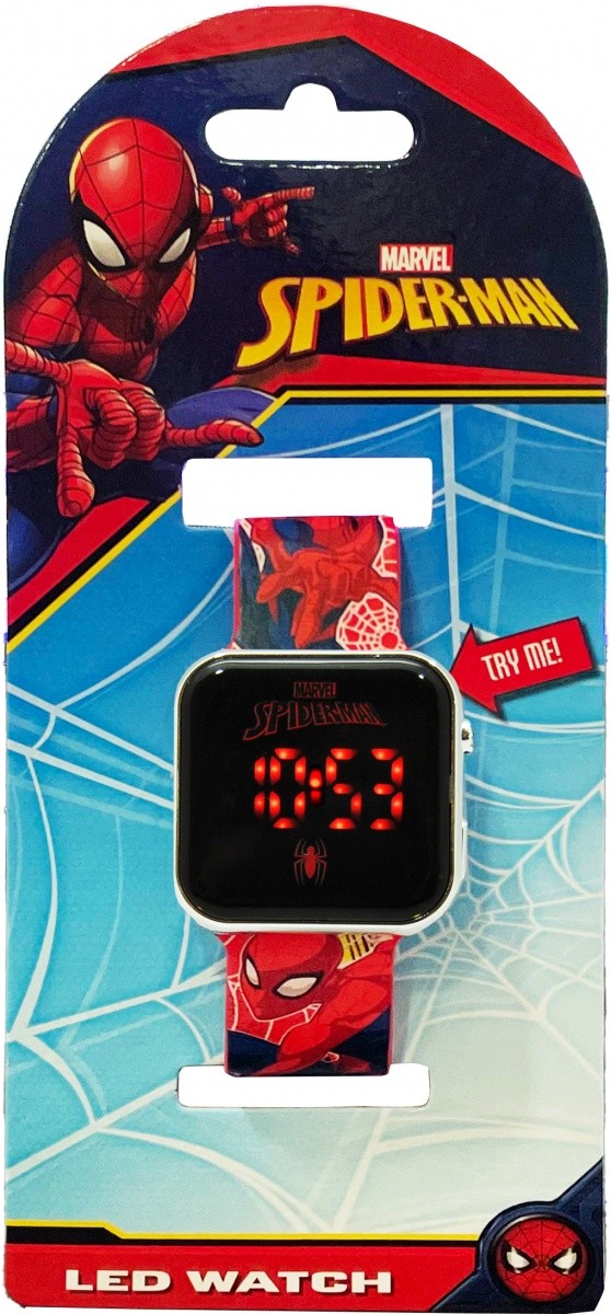 LED ura s koledarjem Spiderman