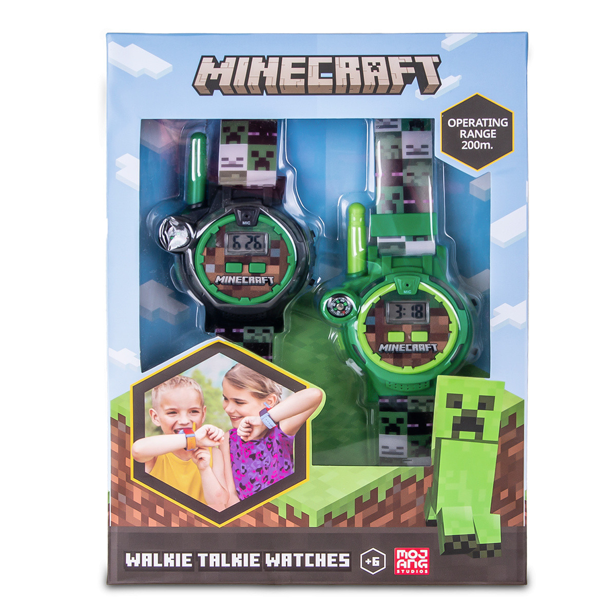 Minecraft ura z Walkie Talkie, svetilko in kompasom
