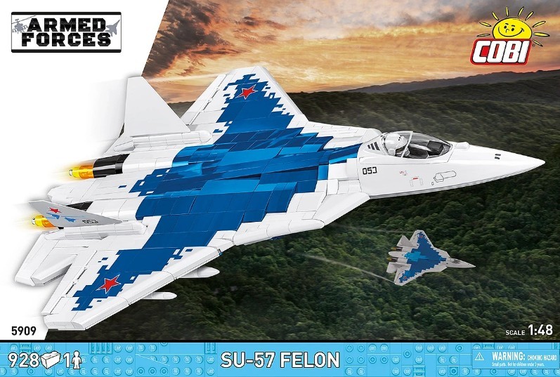 Cobi Klocki SU-57 Felon gradbeni bloki, 928 kosov 8