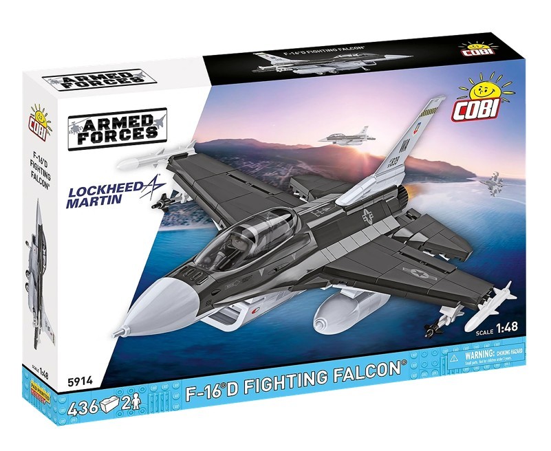 Gradbeni bloki F-16D Fighting Falcon (436 elementov)