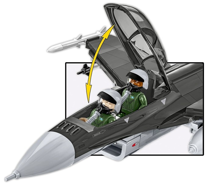 Gradbeni bloki F-16D Fighting Falcon (436 elementov) 8
