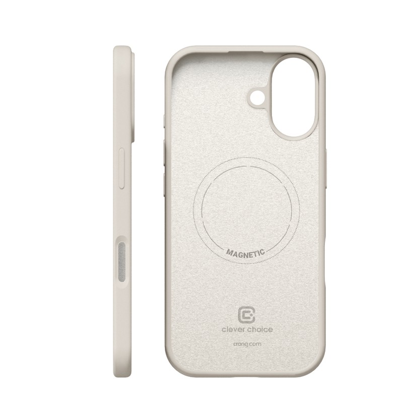 Color Cover Magnetic ovitek za iPhone 17 MagSafe, kamnito bež 3