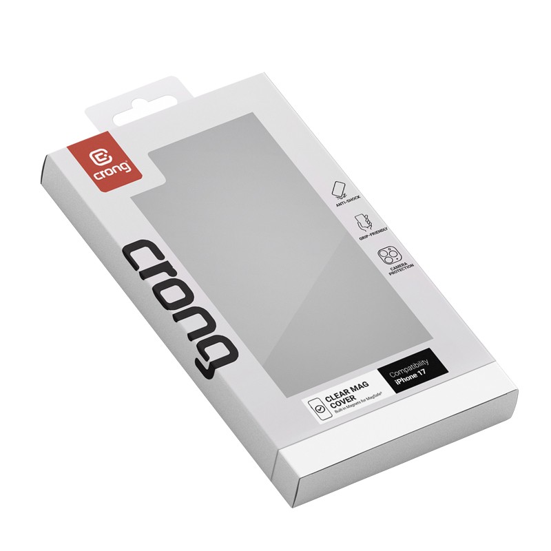 CRONG Clear MAG Cover za iPhone 17, prozoren, MagSafe 4