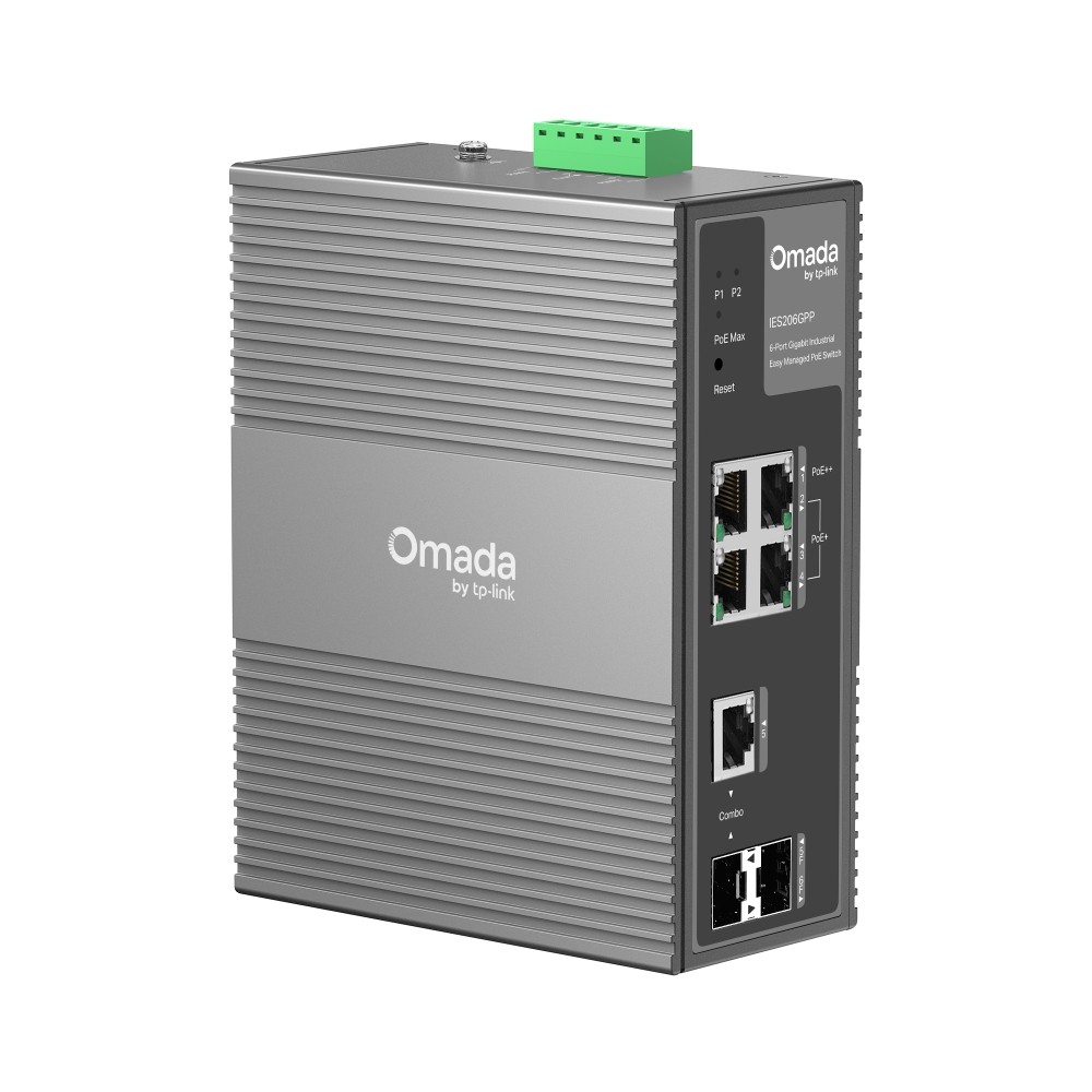 Upravljalni stikalo Industrial Easy Managed, 6 gigabitnih vrat (3x PoE+) 4