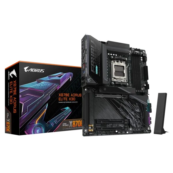 Matična plošča Gigabyte X870E AORUS ELITE X3D AM5, 4xDDR5, ATX