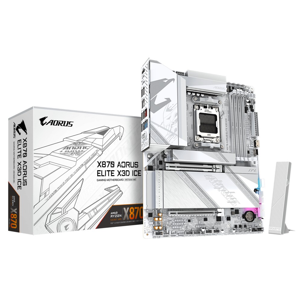 Matična plošča Gigabyte X870 AORUS ELITE X3D ICE AM5
