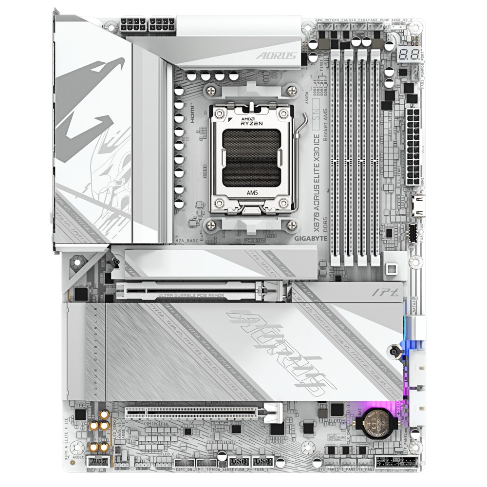 Matična plošča Gigabyte X870 AORUS ELITE X3D ICE AM5 2