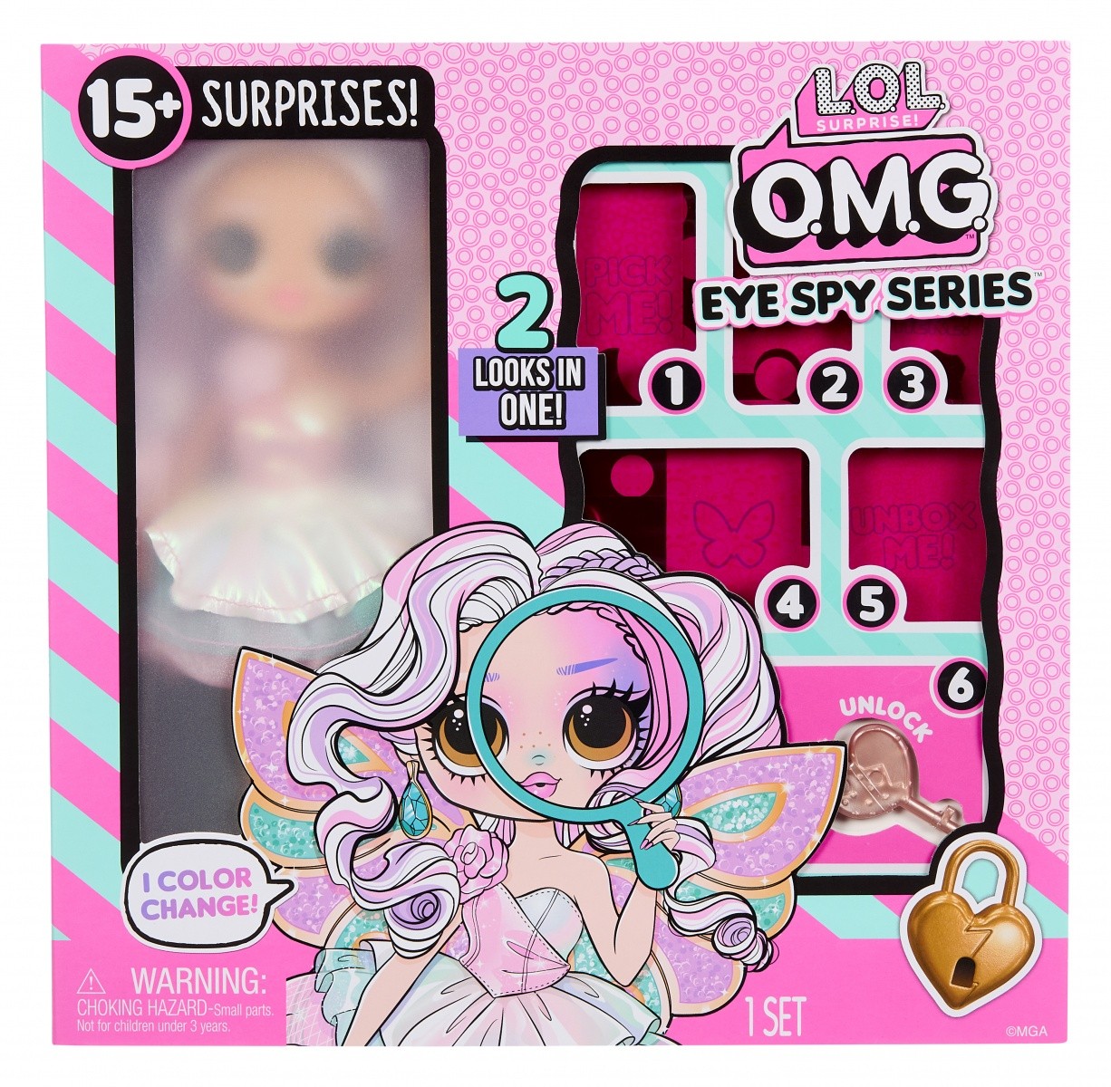 L.O.L. Surprise OMG Eye Spy lutka - Rockstar