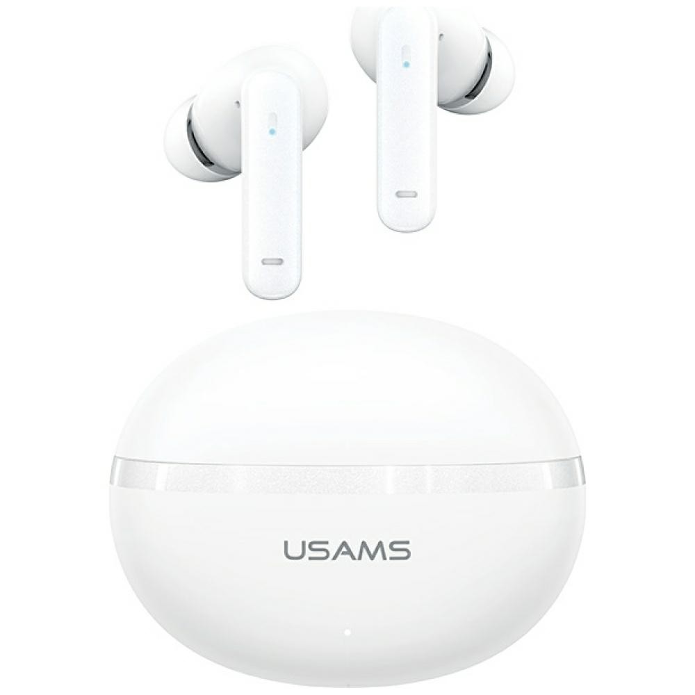 Bluetooth slušalke TWS E02 ANC+ENC bele