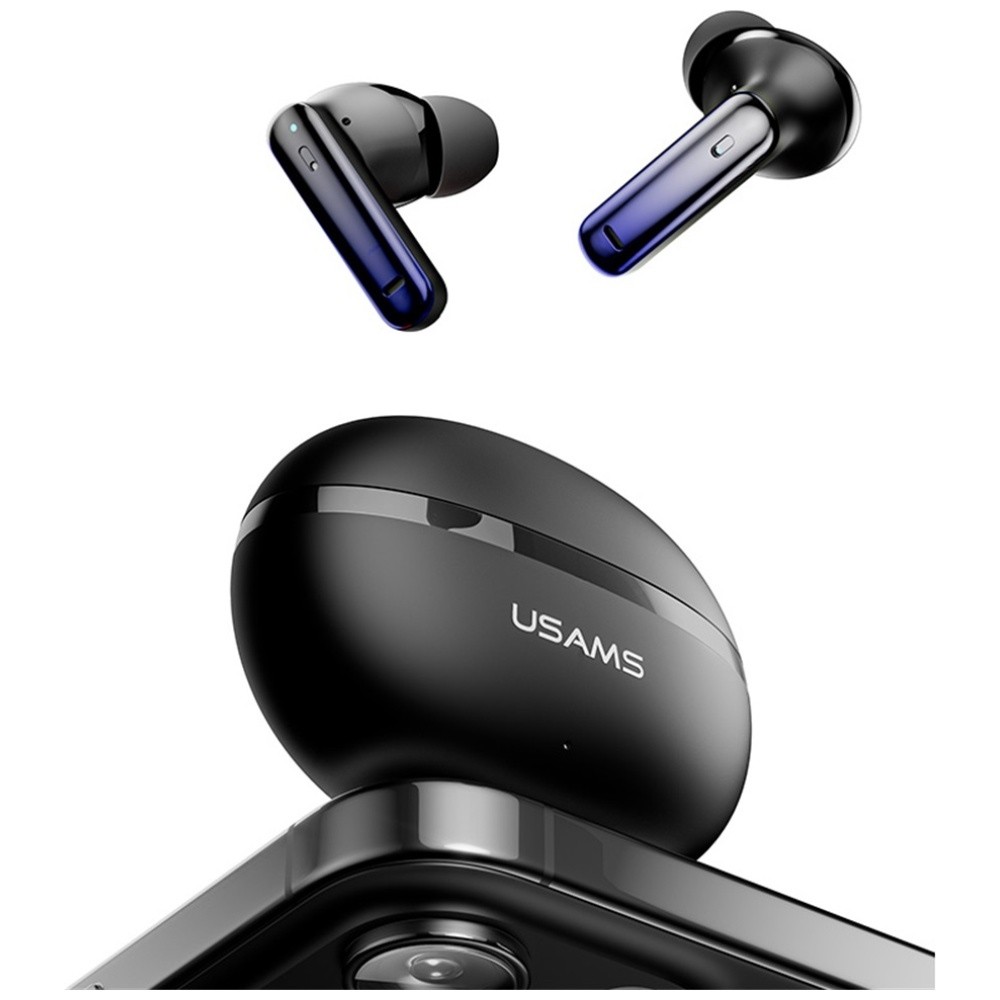 Bluetooth slušalke TWS E02 ANC+ENC črne 4