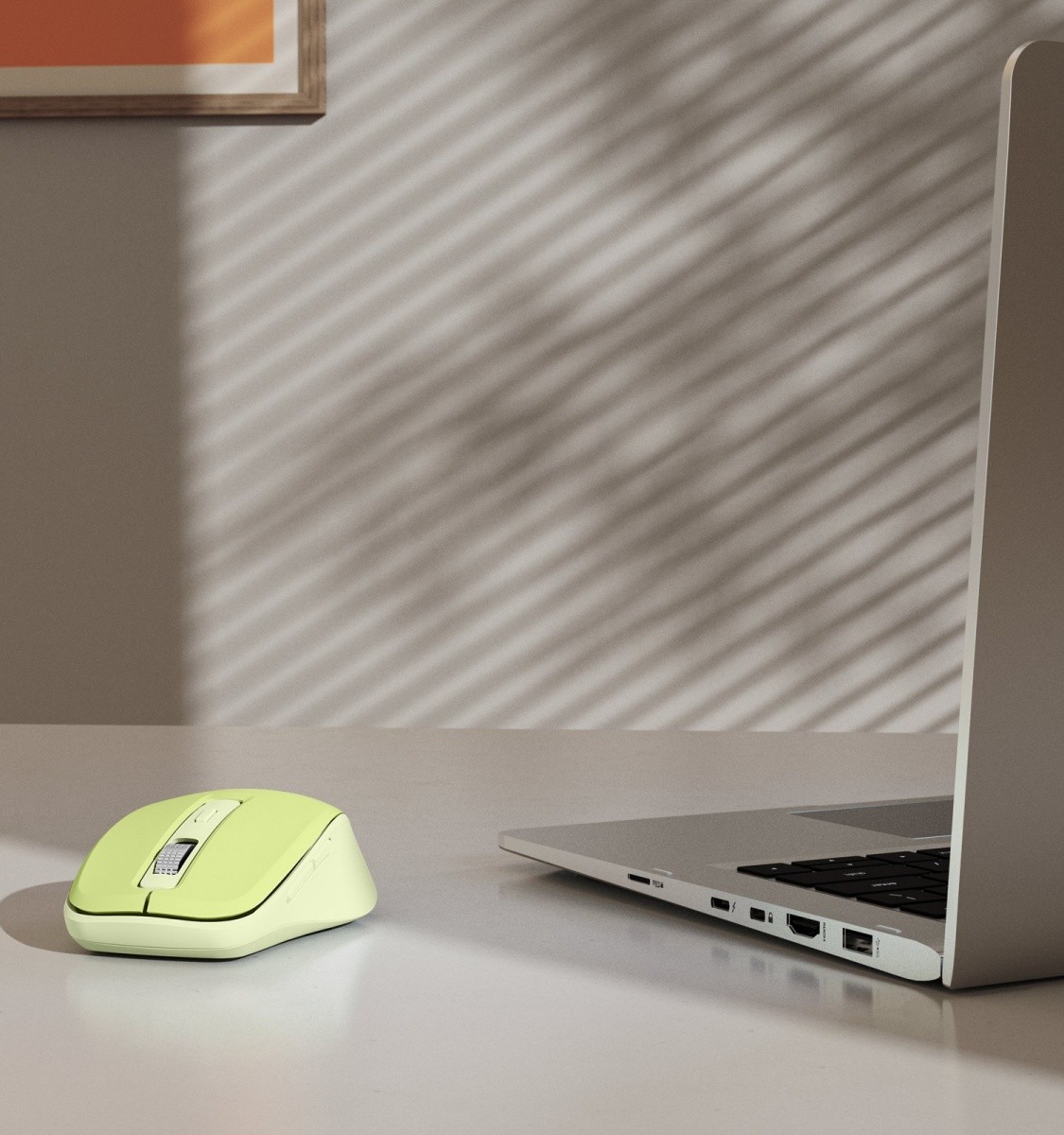 Večnamenska miška WM-450, rumena 6