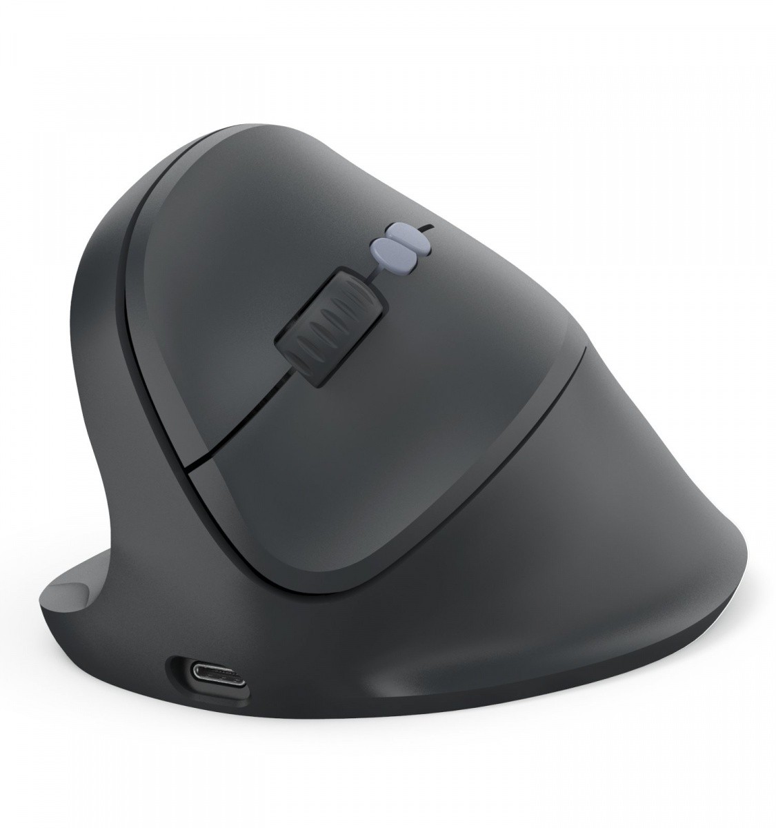 Ergonomska miška EWM-600 za levoroke, črna