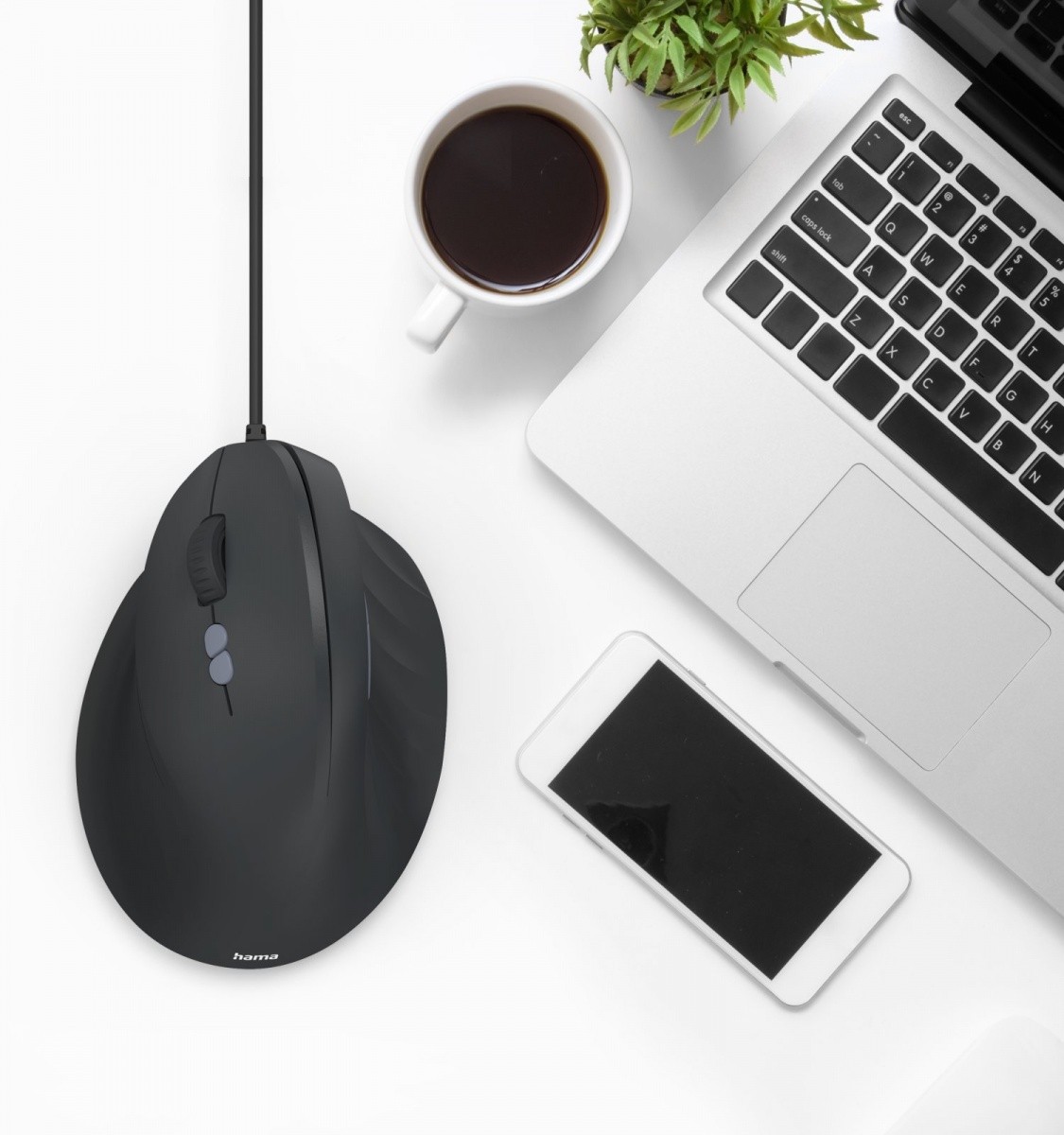 Ergonomska žična miška ECM-500 za levoroke 3
