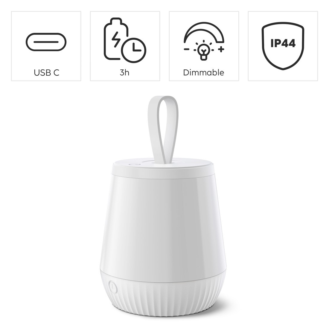 Hama LED nočna lučka, mobilna, polnilna, IP44 6