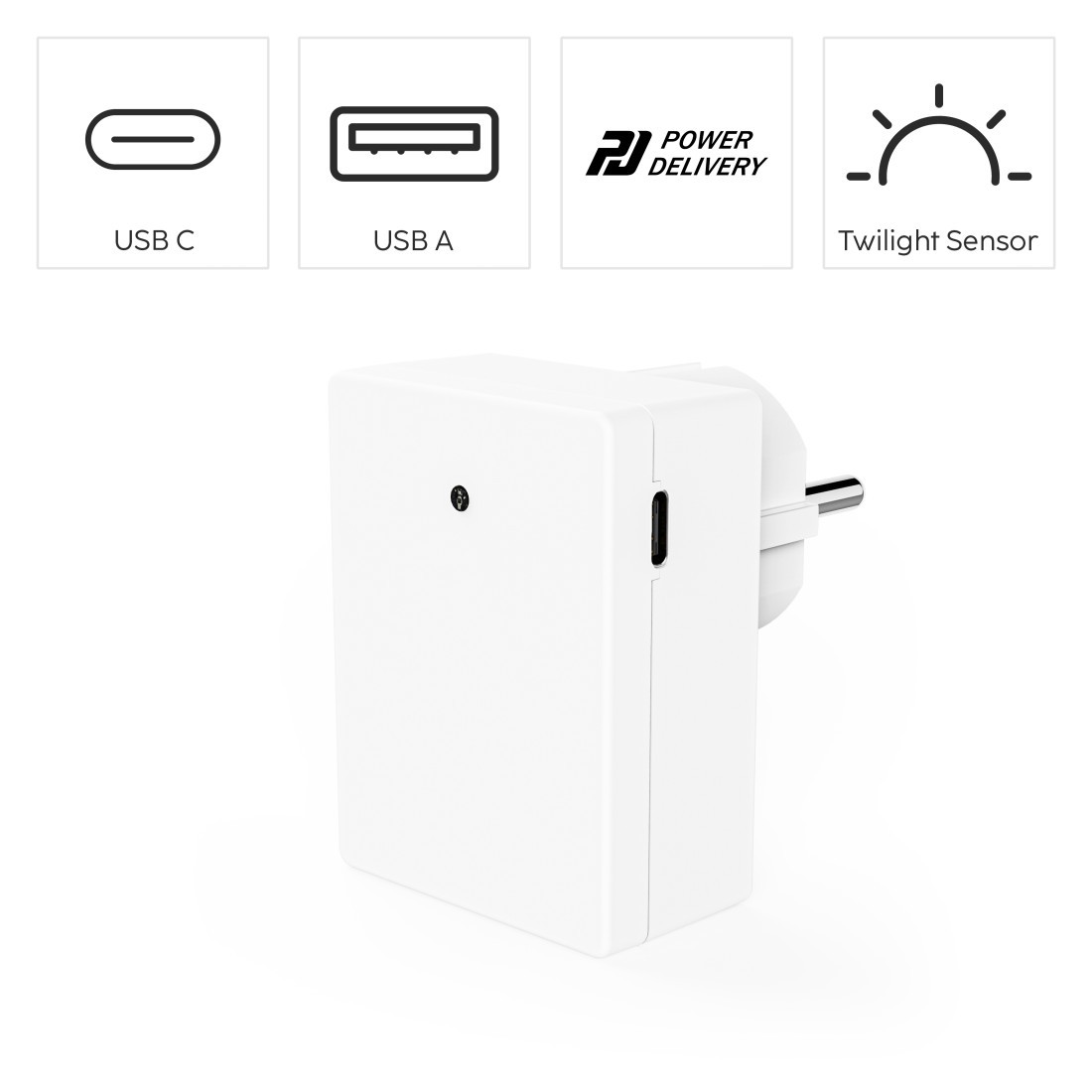 Hama LED nočna lučka z USB in senzorjem za mrak 7