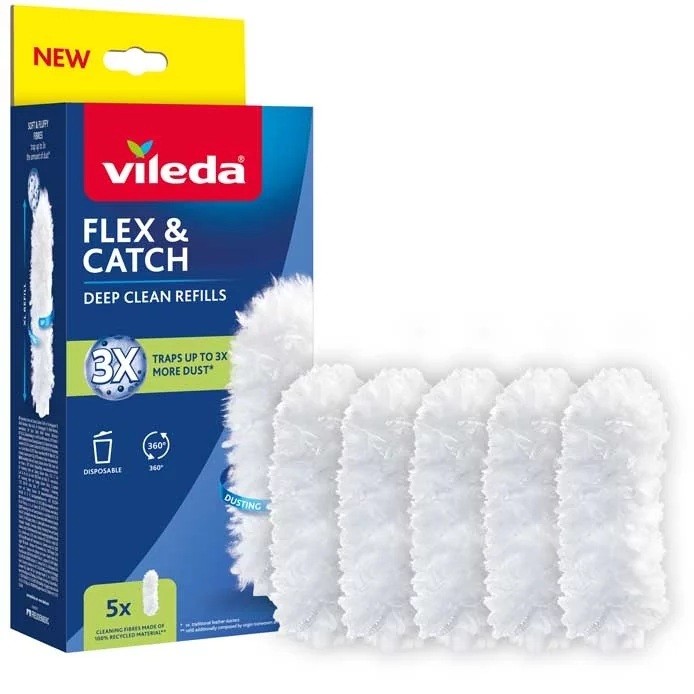 Nadomestni nastavki za metlico za prah Flex & Catch, 5 kosov