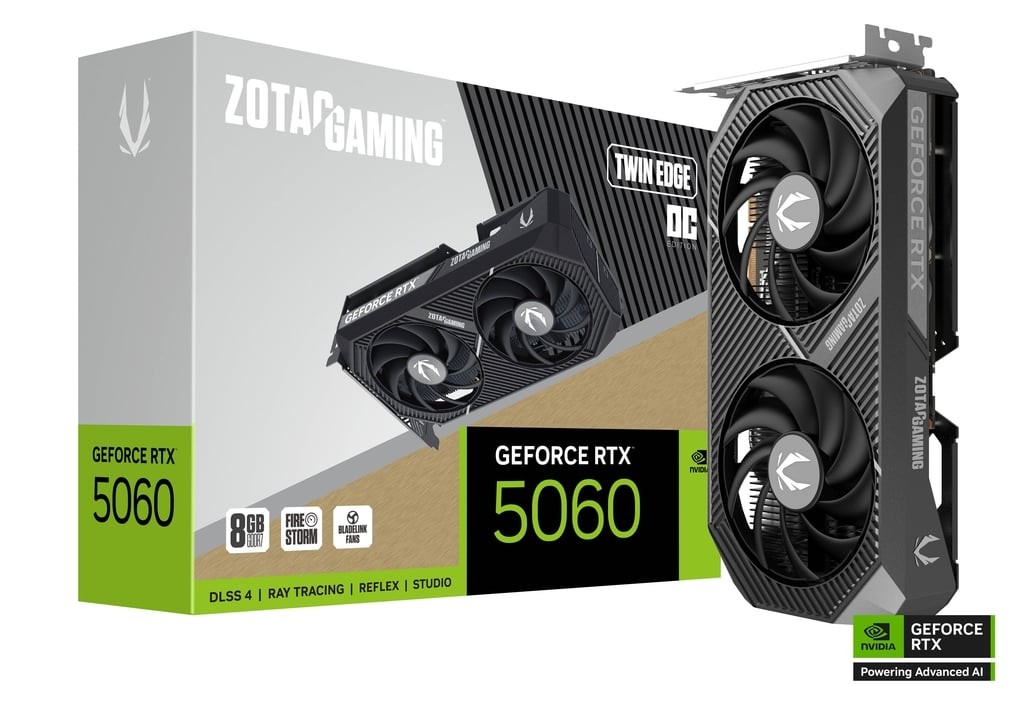 Grafična kartica GeForce RTX 5060 TWIN EDGE OC 8GB GDDR7 2