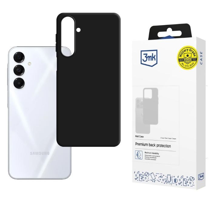 Mat ovitek za Samsung A17 5G, črn