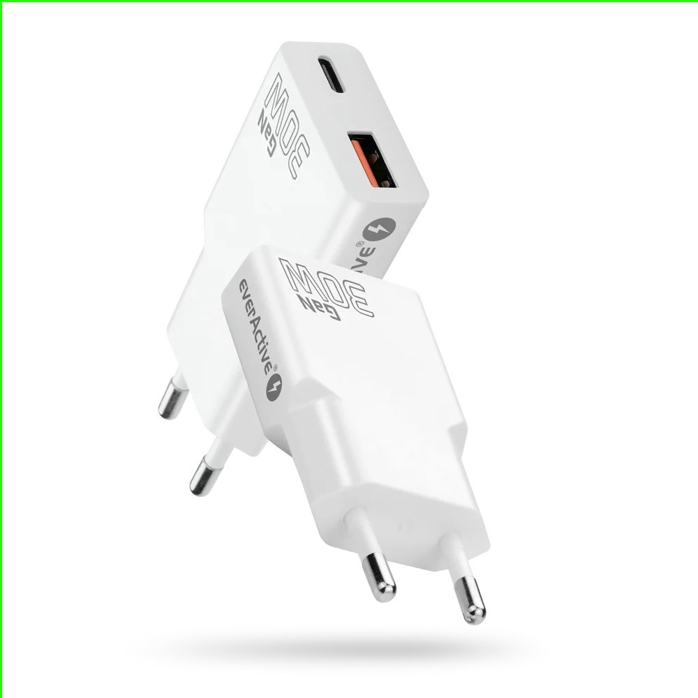 everActive SC-380Q Super Slim QC 3.0 USB/USB-C Polnilnik 30W, bela 3