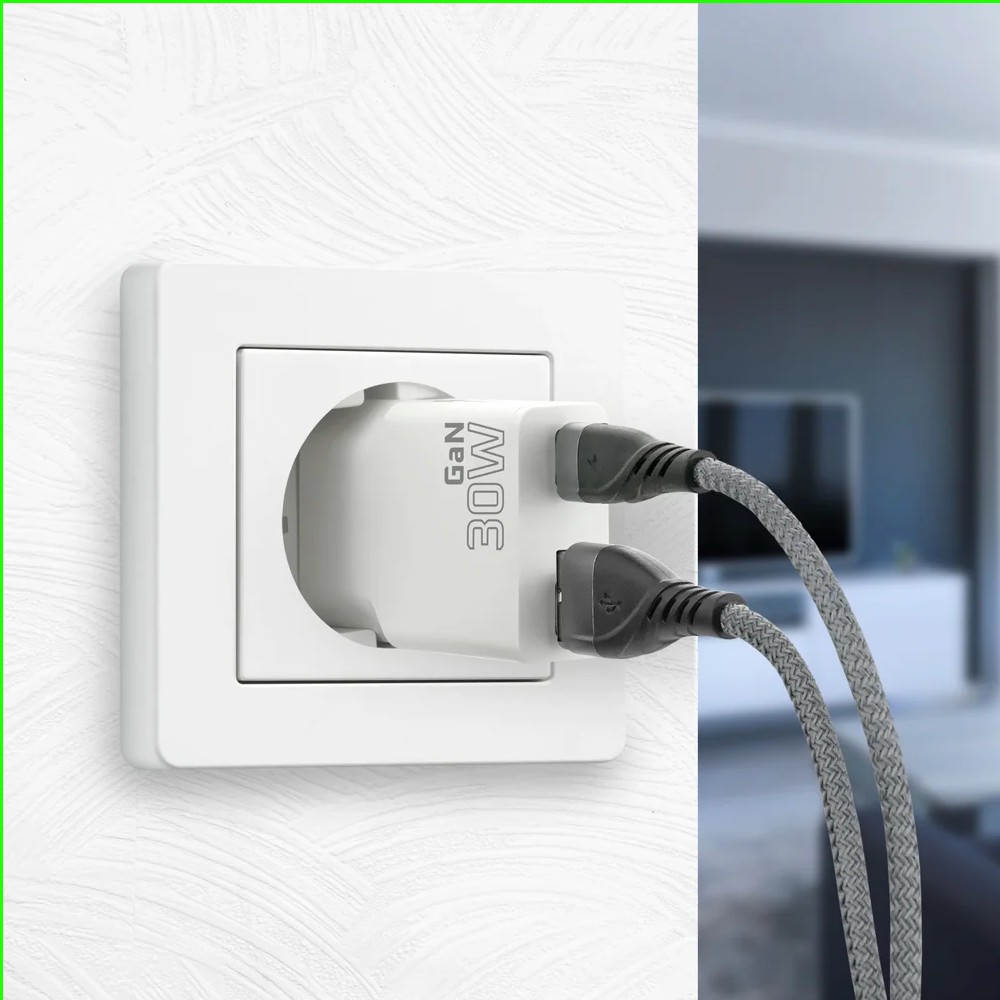 everActive SC-380Q Super Slim QC 3.0 USB/USB-C Polnilnik 30W, bela 5