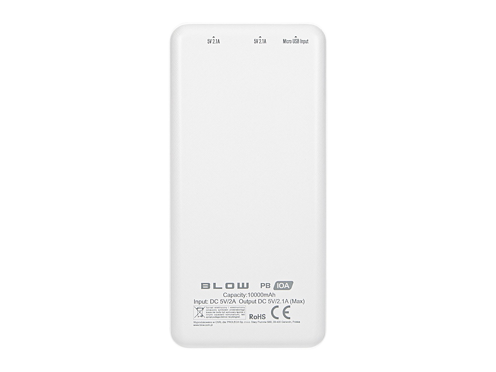 Power Bank 10000mAh, bel 4