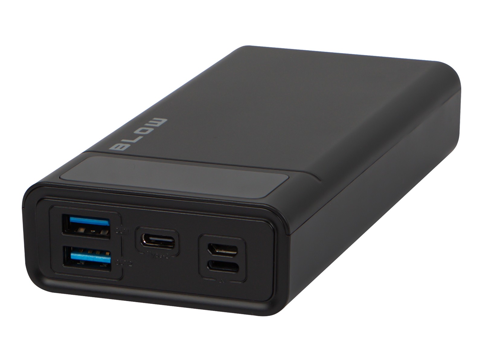 Powerbank PB20E QC+PD 20W, 20000mAh, z LED zaslonom, Lightning, črn 2