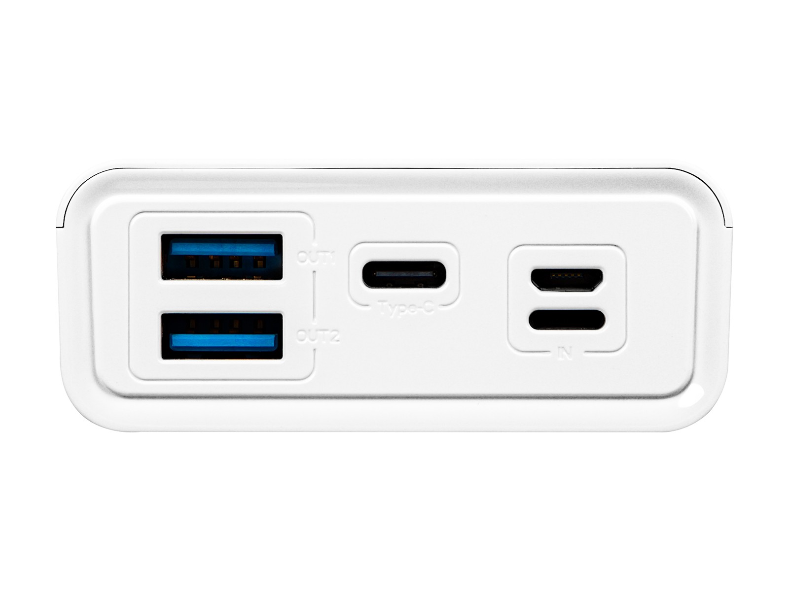 Powerbank PB20E QC+PD 20W, 20000mAh, z LED zaslonom, Lightning, bela 3