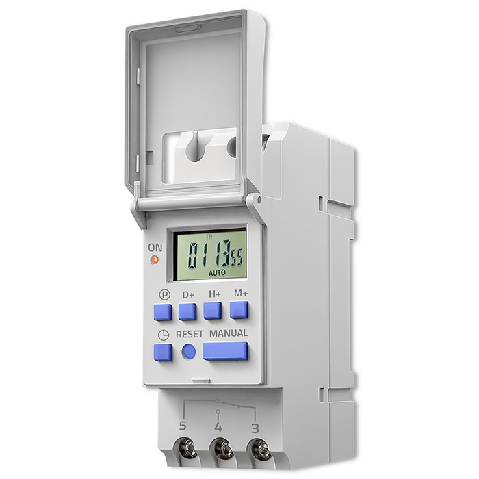Elektronski časovni programator Timer na DIN šino, 7-dnevni