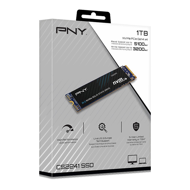 PNY CS2241 SSD disk 1TB M.2 NVMe 2