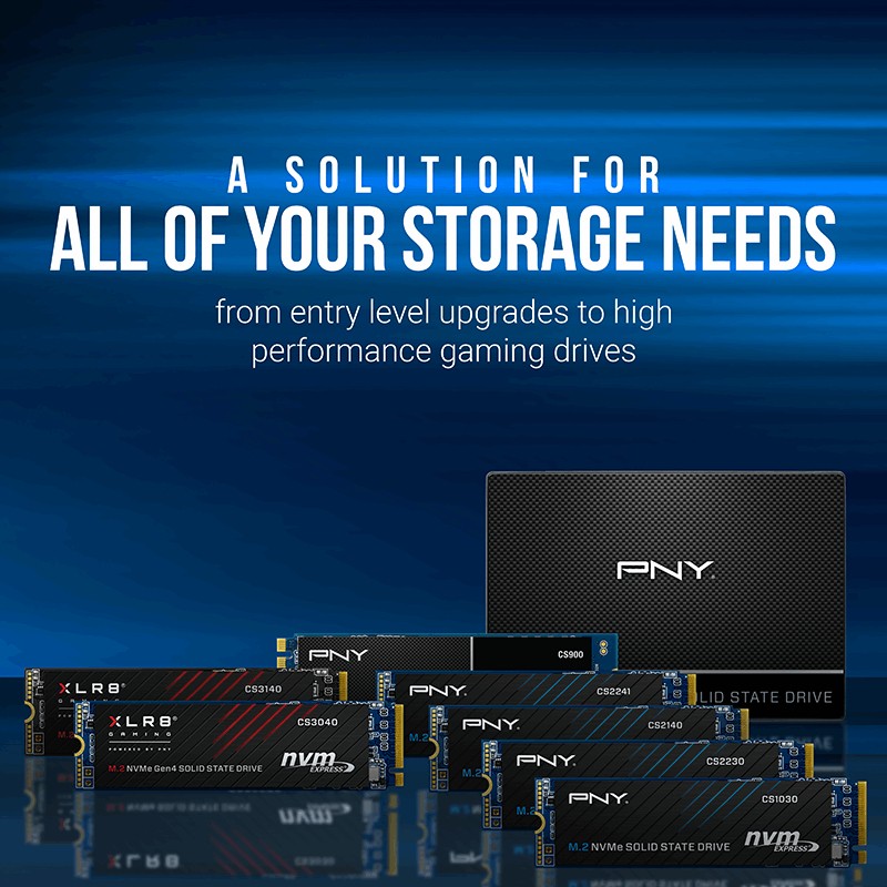 PNY CS2241 SSD disk 1TB M.2 NVMe 7