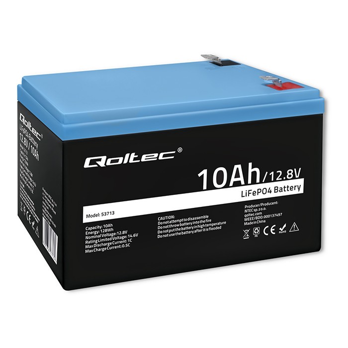 Akumulator LiFePO4 12.8V 10Ah 128Wh z BMS