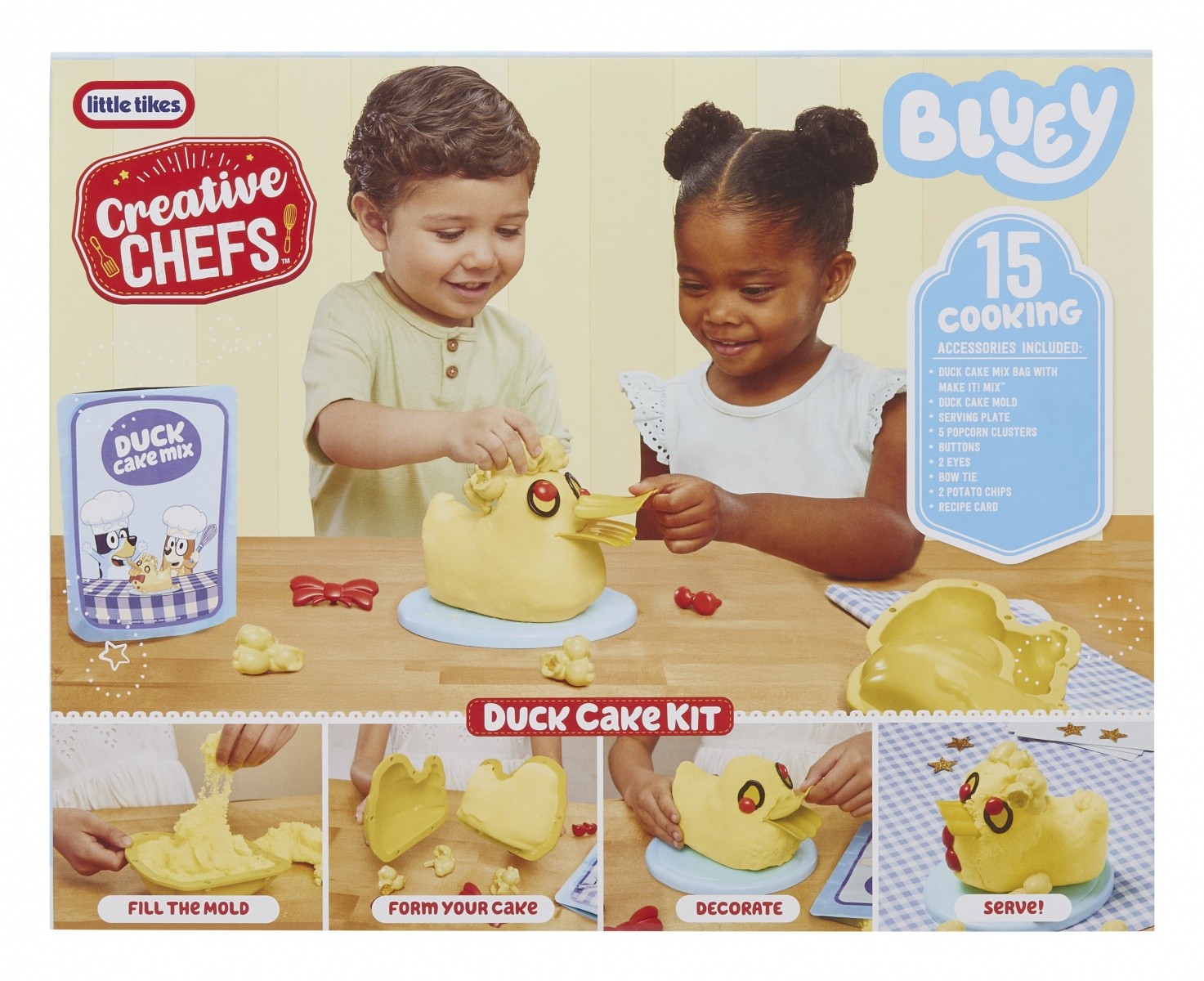Plastelin Creative Chefs Bluey, torta, raca 4