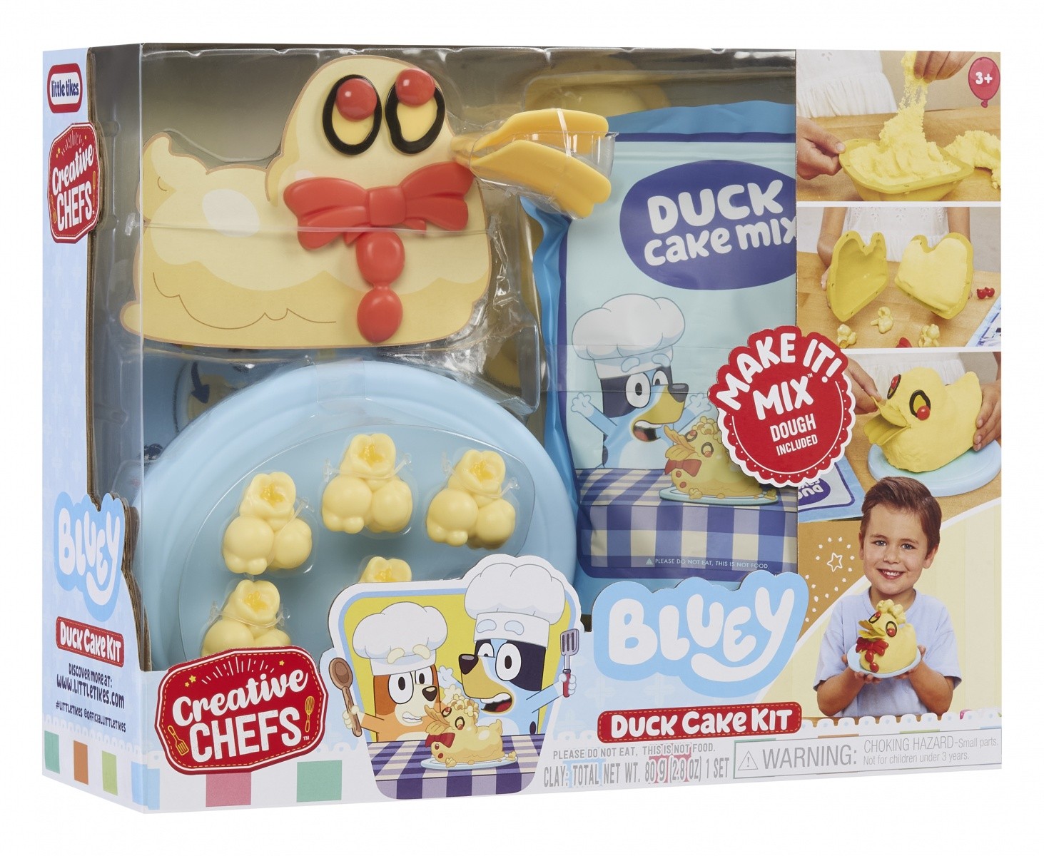 Plastelin Creative Chefs Bluey, torta, raca