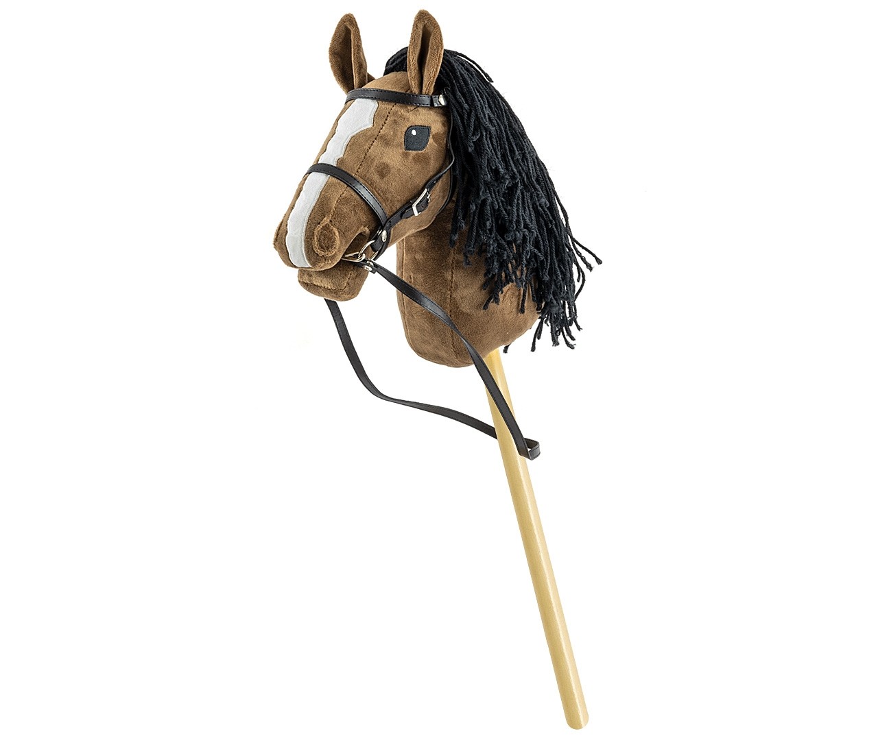 Milly Mally Konj na palici Hobby Horse, temno rjav