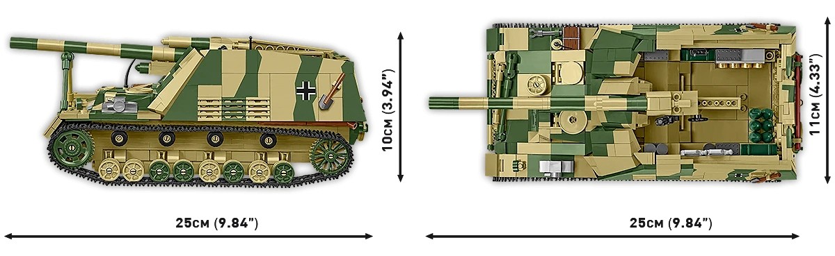 Gradbeni bloki Panzehaubitze Hummel (1118 kosov) 6