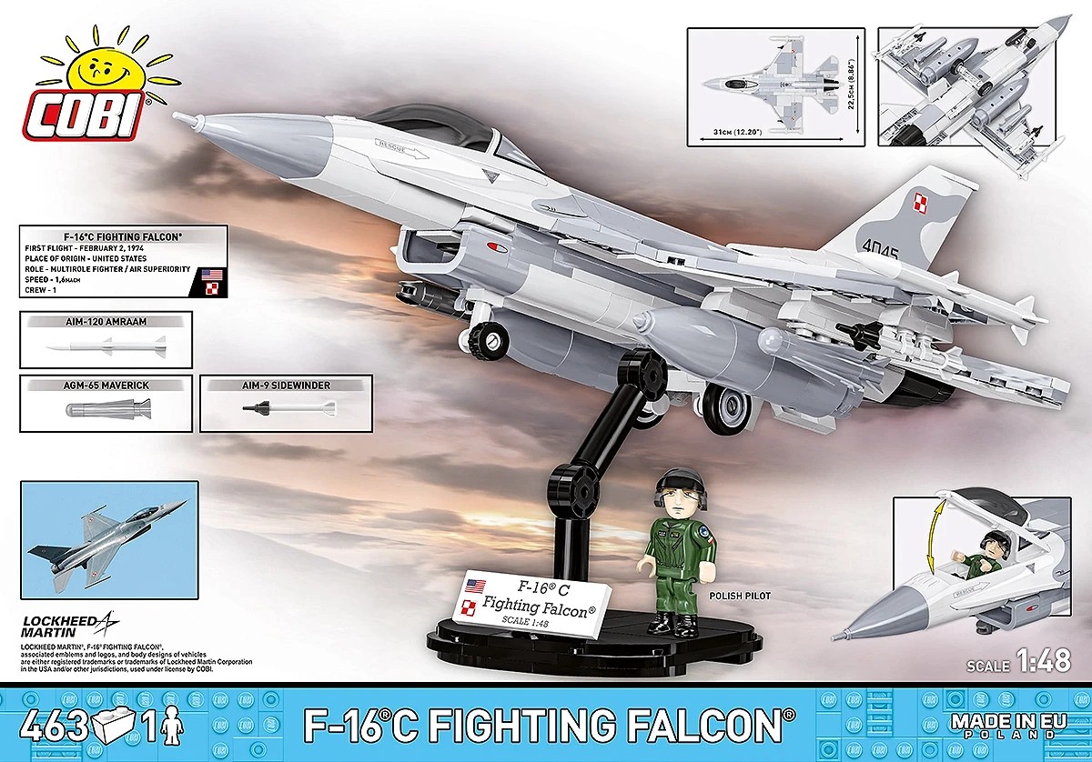 Gradbeni bloki F-16C Fighting Falcon (463 kosov) 3