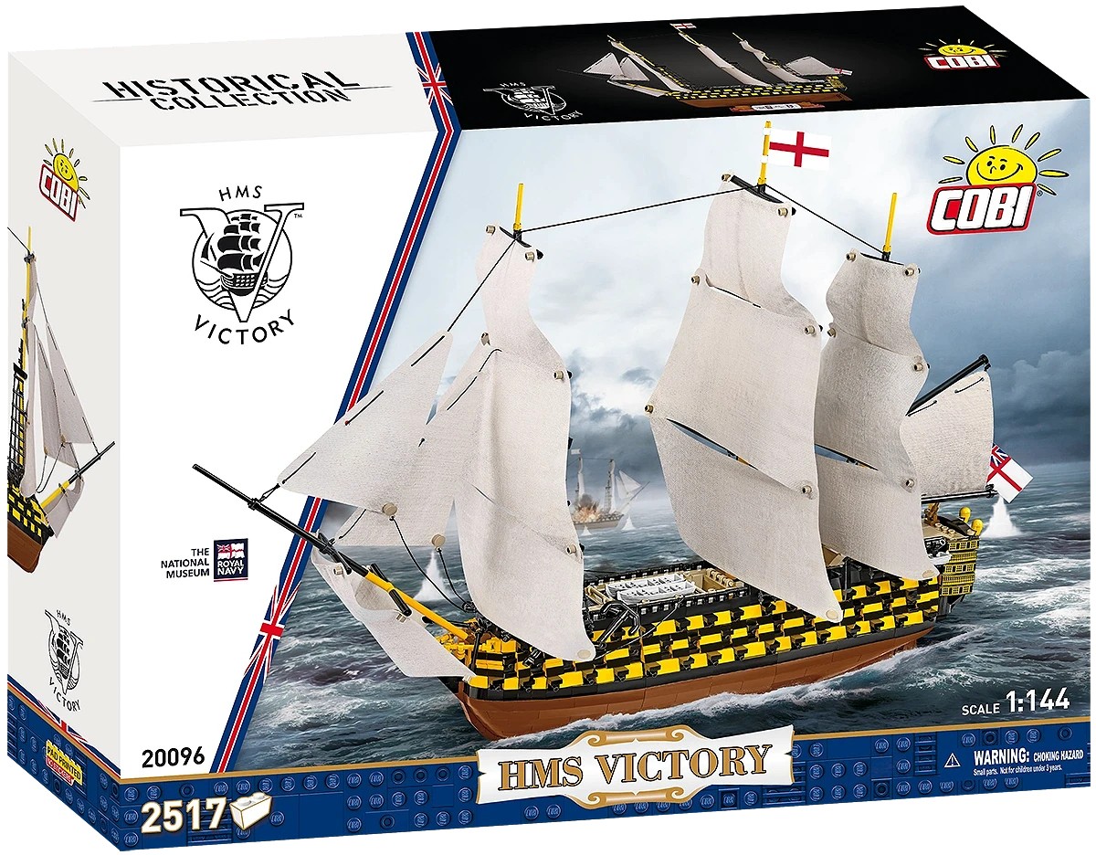Cobi Klocki HMS Victory gradbeni bloki, 2517 kosov
